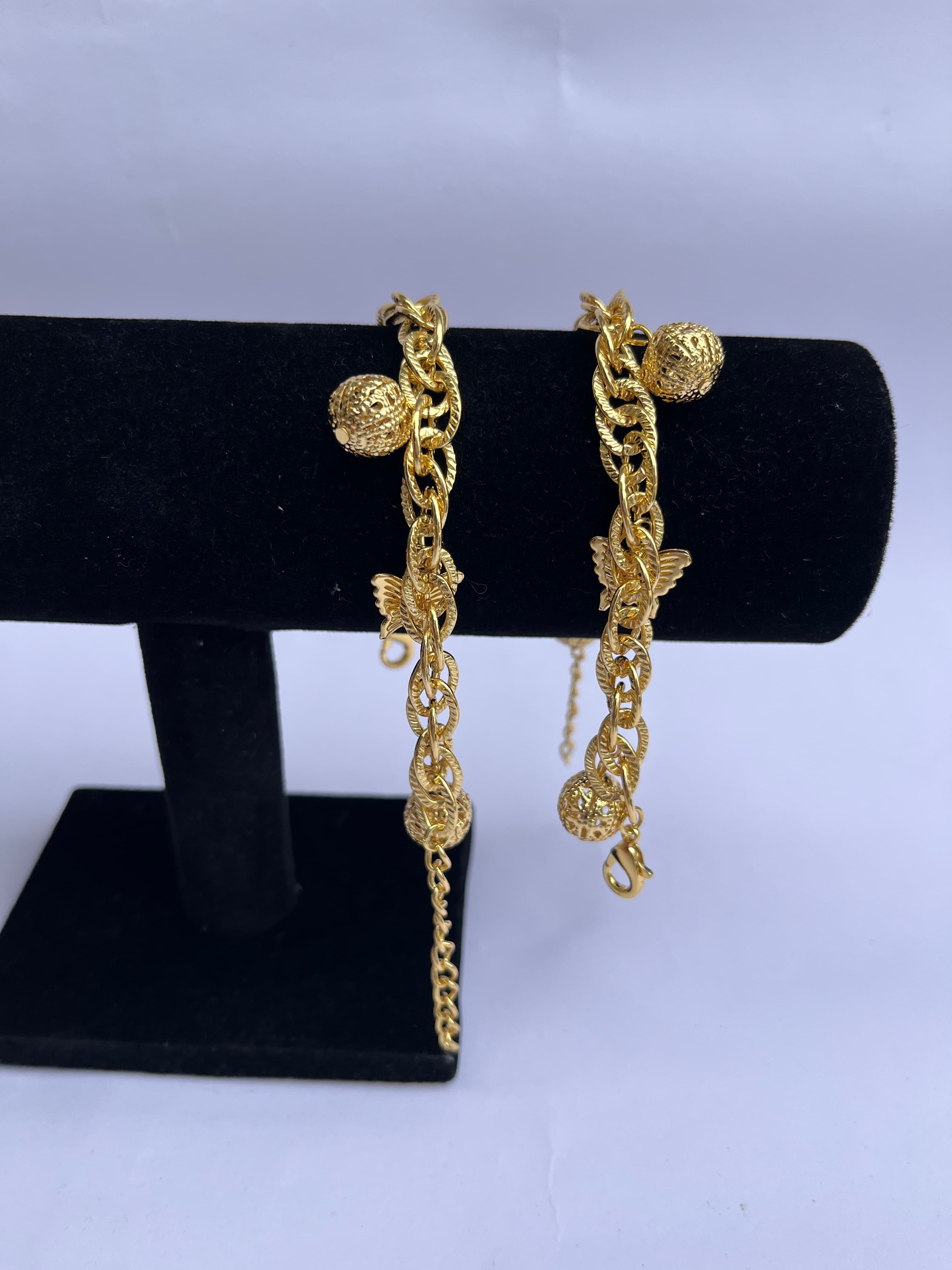 Gold Charm Bracelet