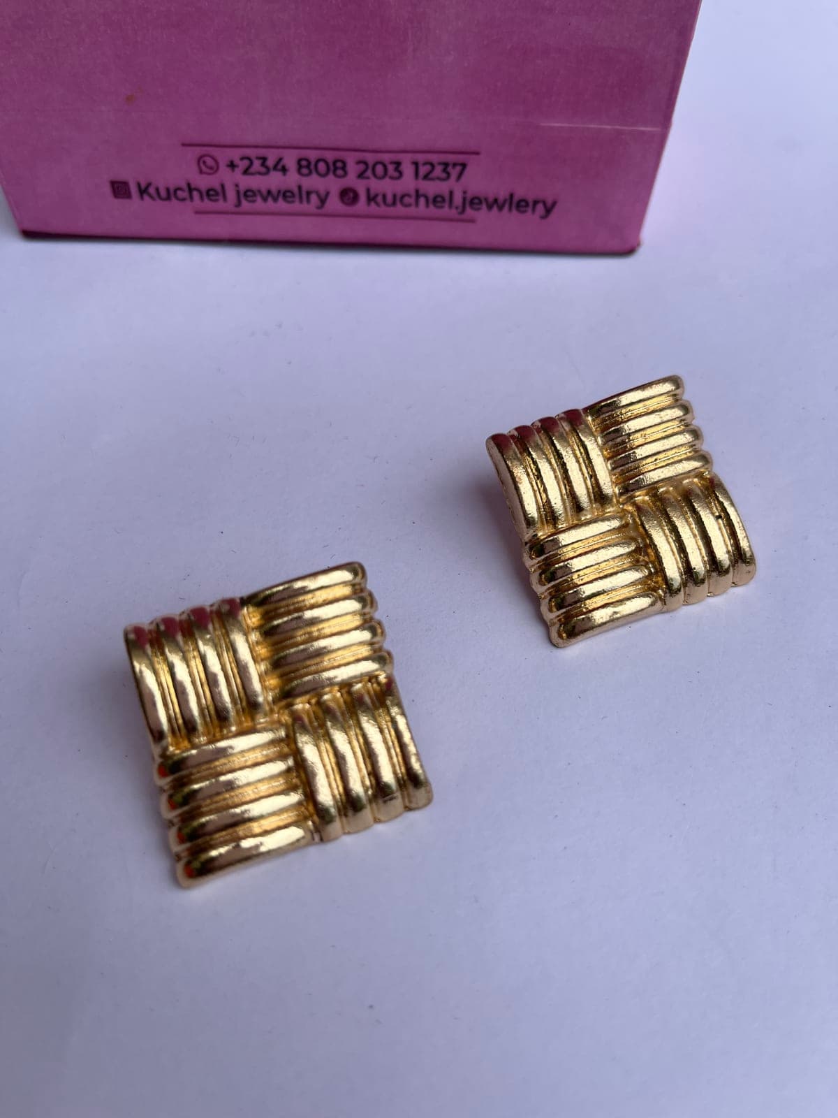 Gold Fashion earrings