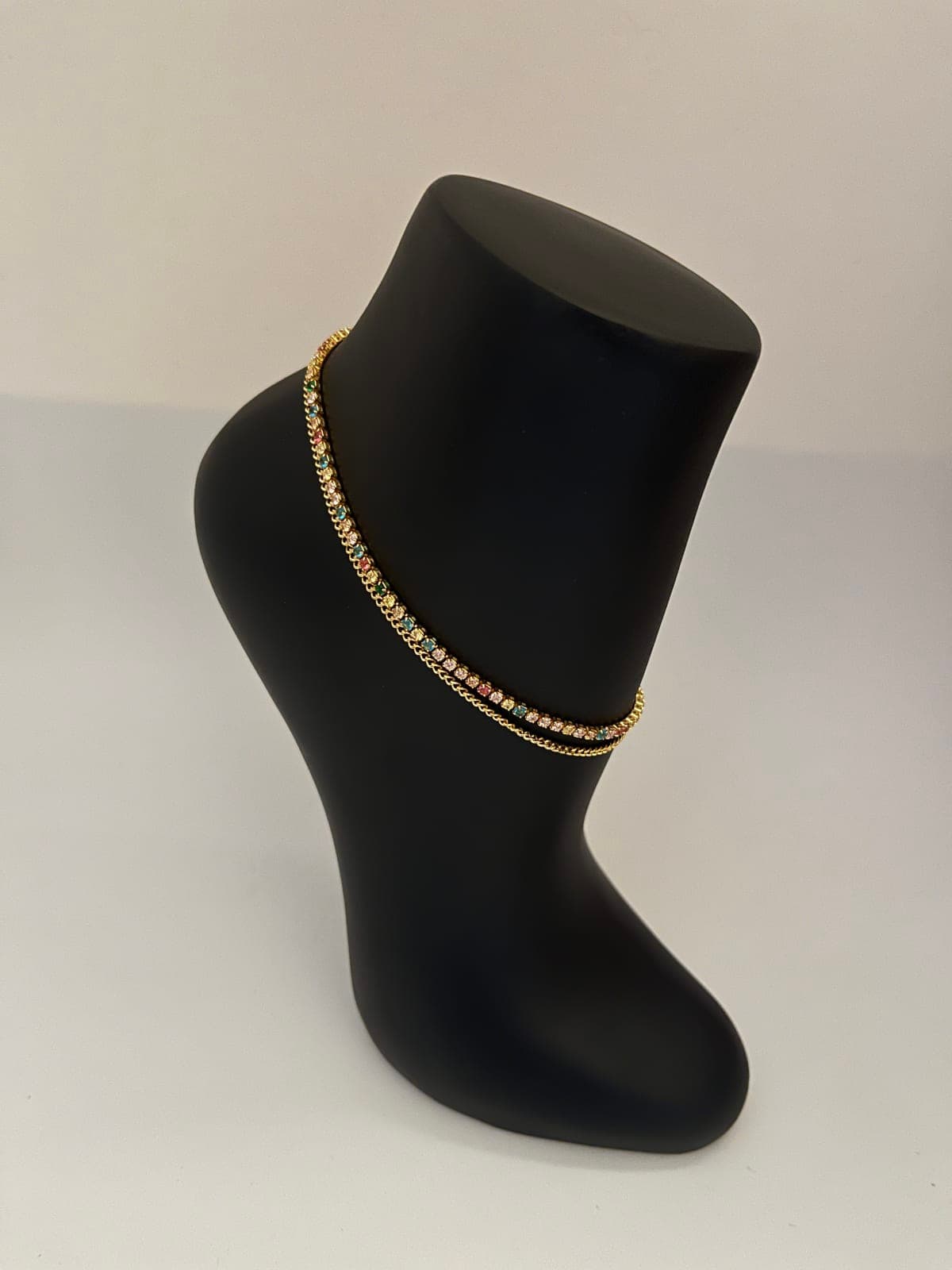 Multicolor Two in one Anklet