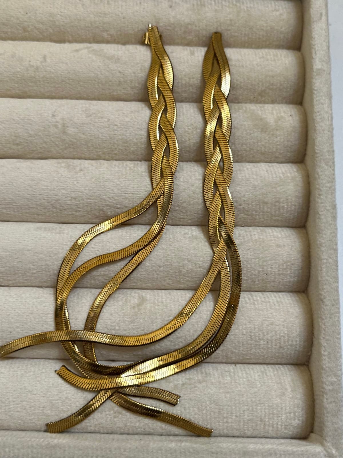 Plated-Gold earrings