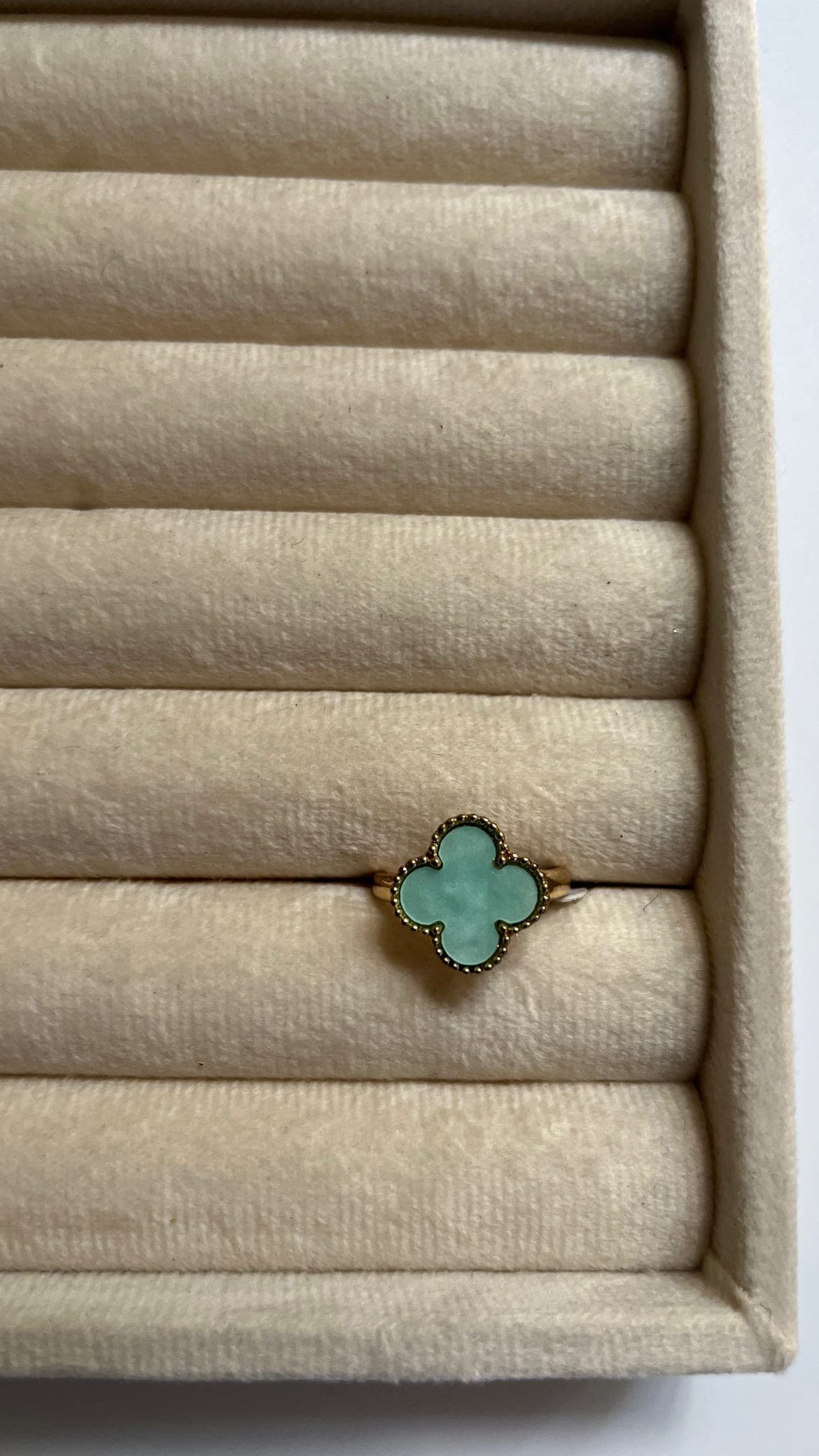 Green fashion rings